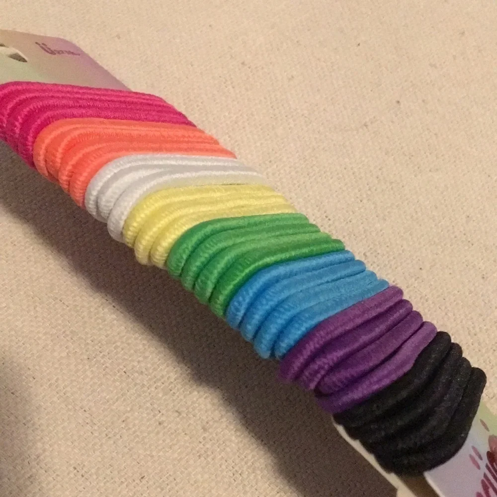 Scunci multi colored Hair tie Elastics 30 pack NEW